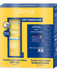 Uriage Kit Bariésun Fluido Antimanchas SPF50+ 40ml + Age Absolu CR día 15ml