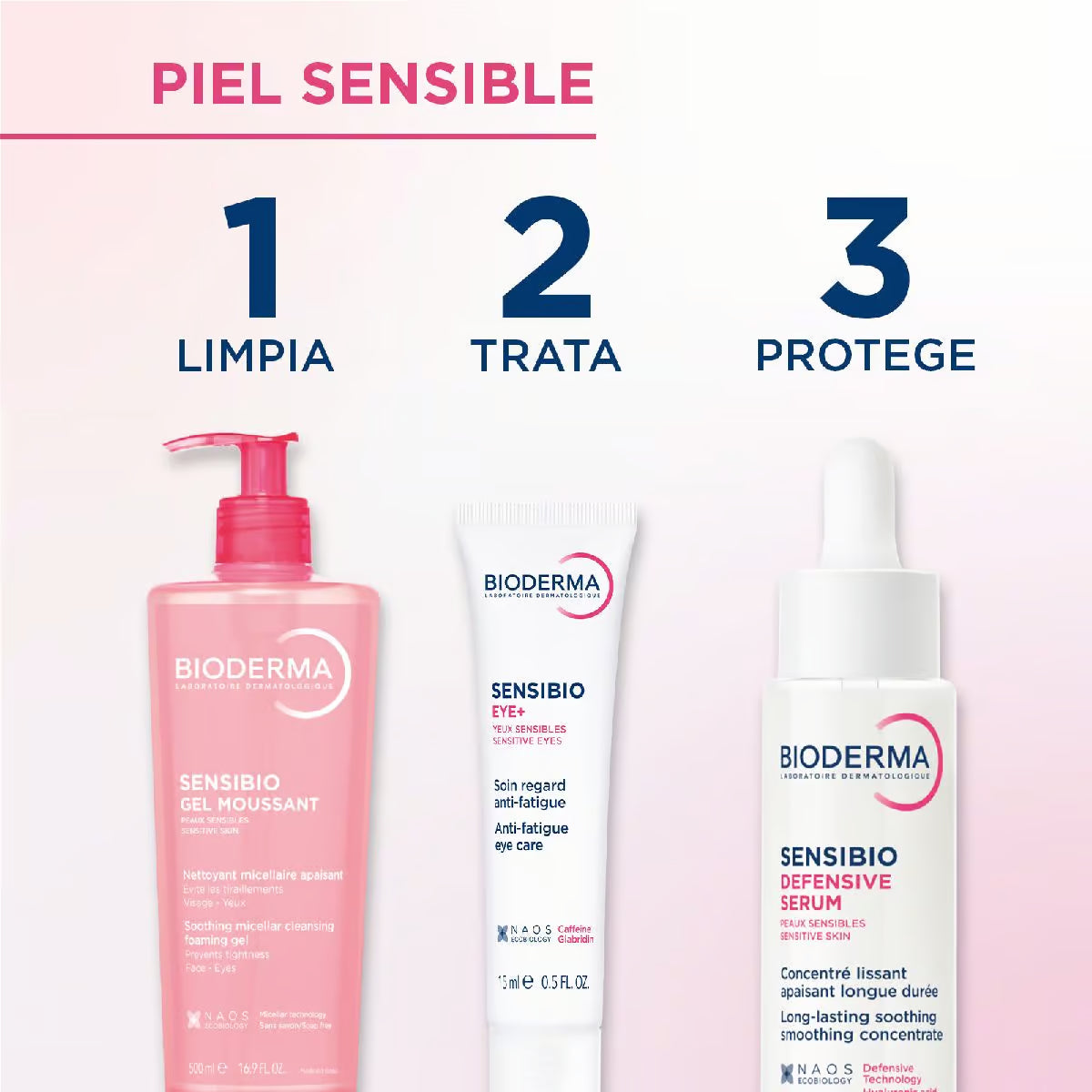 Bioderma Sensibio Gel Moussant Gel micelar limpiador 500 ml