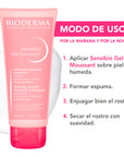Bioderma Sensibio Gel Moussant, Gel micelar limpiador 100ml.