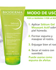 Bioderma Sébium Gel Moussant Actif, Limpiador activo anti-acné 200ml.