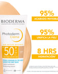 Bioderma Photoderm Crema FPS50+ Protección solar facial Tono Claro 40ml.