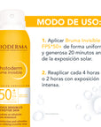 Bioderma Photoderm Bruma Invisible FPS 50+, Protección solar corporal 150ml.