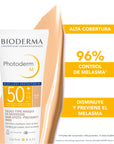 Bioderma Photoderm M FPS 50+, Protección solar facial contra el melasma, tono Claro 40ml.