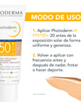 Bioderma Photoderm M FPS 50+, Protección solar facial contra el melasma, tono Claro 40ml.