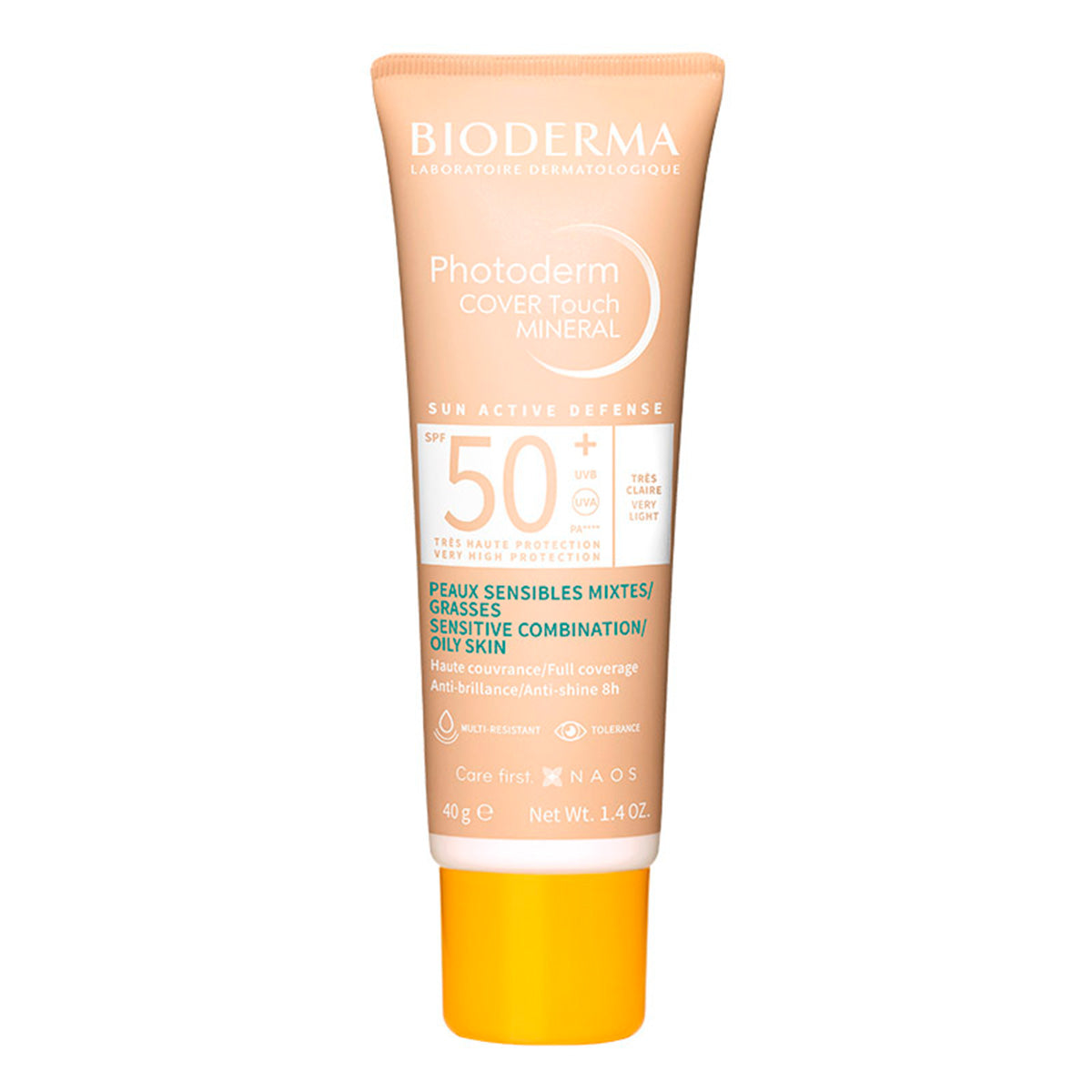 Bioderma Photoderm cover touch mineral FPS50+ muy claro 40g.
