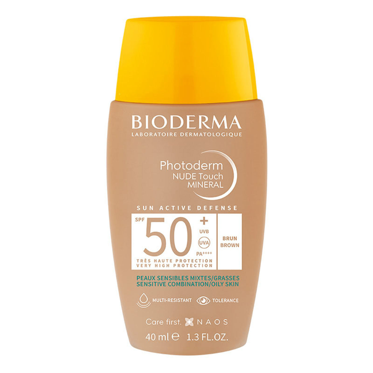 Photoderm nude touch mineral fps 50+ bronce 40 ml.