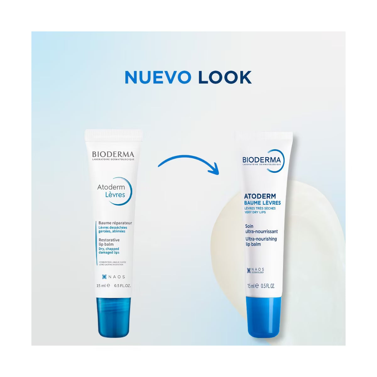 Bioderma Atoderm Labios Bálsamo Reparador 15 ml