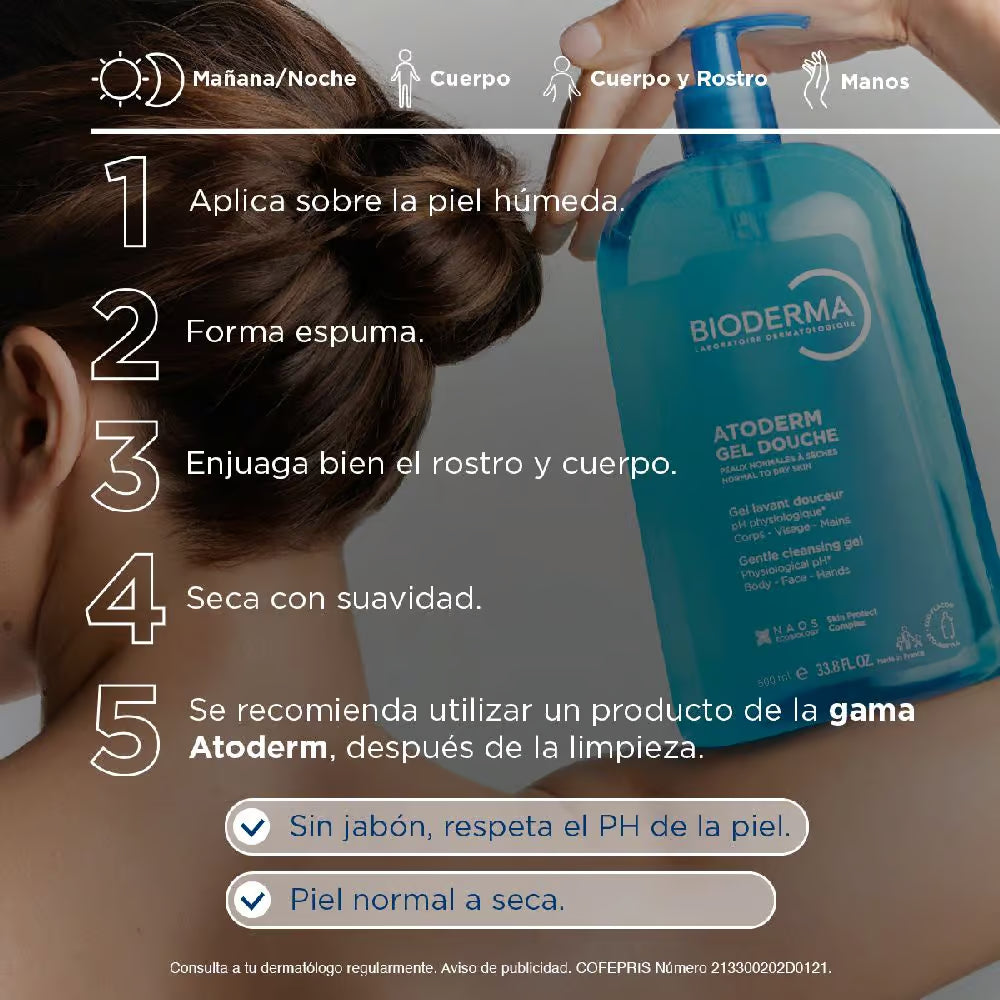 Bioderma Atoderm Gel De Ducha 500ml