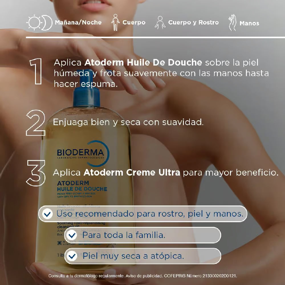 Bioderma Atoderm Aceite De Ducha 200ml