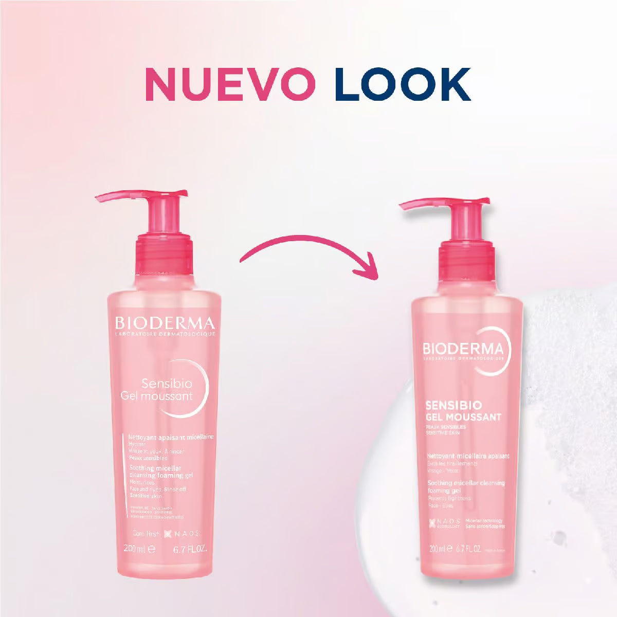 Bioderma Sensibio Gel Moussant Gel Limpiador Facial Piel Sensible 200 Ml