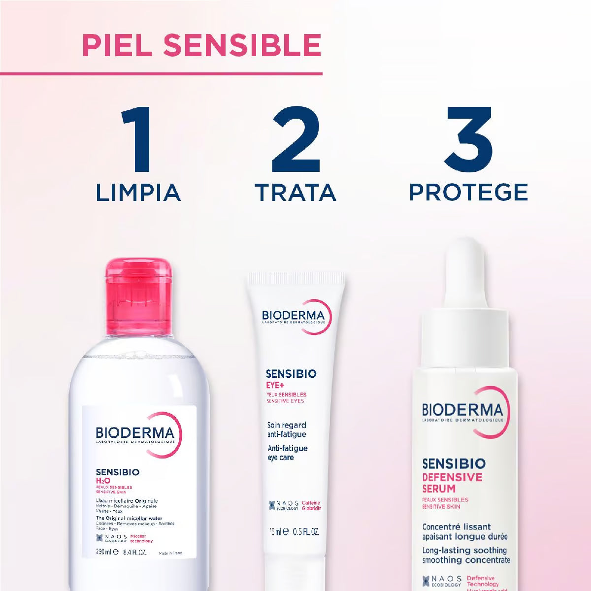 Bioderma Sensibio H2O Agua micelar desmaquillante para piel sensible 250 ml