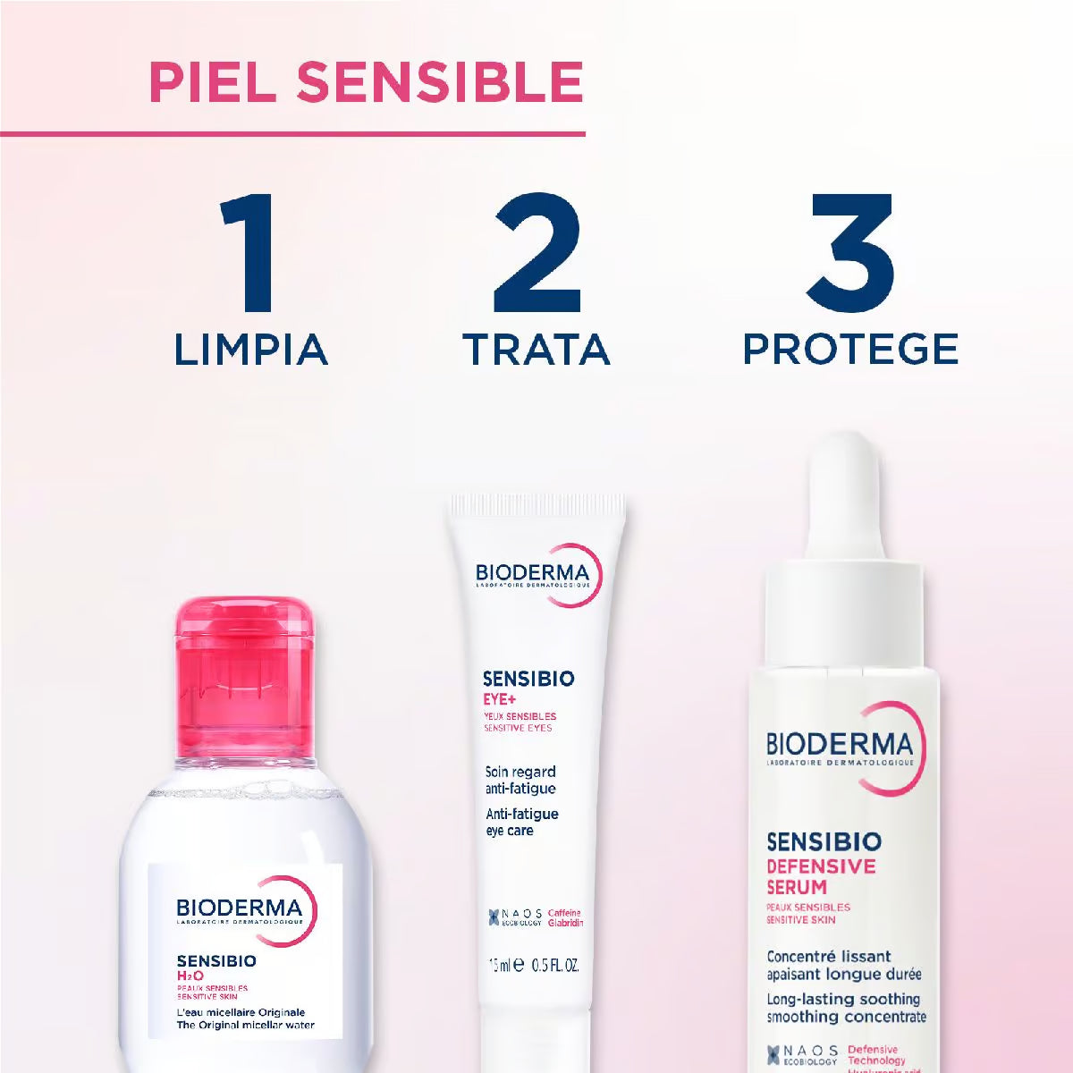 Bioderma Sensibio H2O Agua Micelar Desmaquillante para Piel Sensible 100 ml