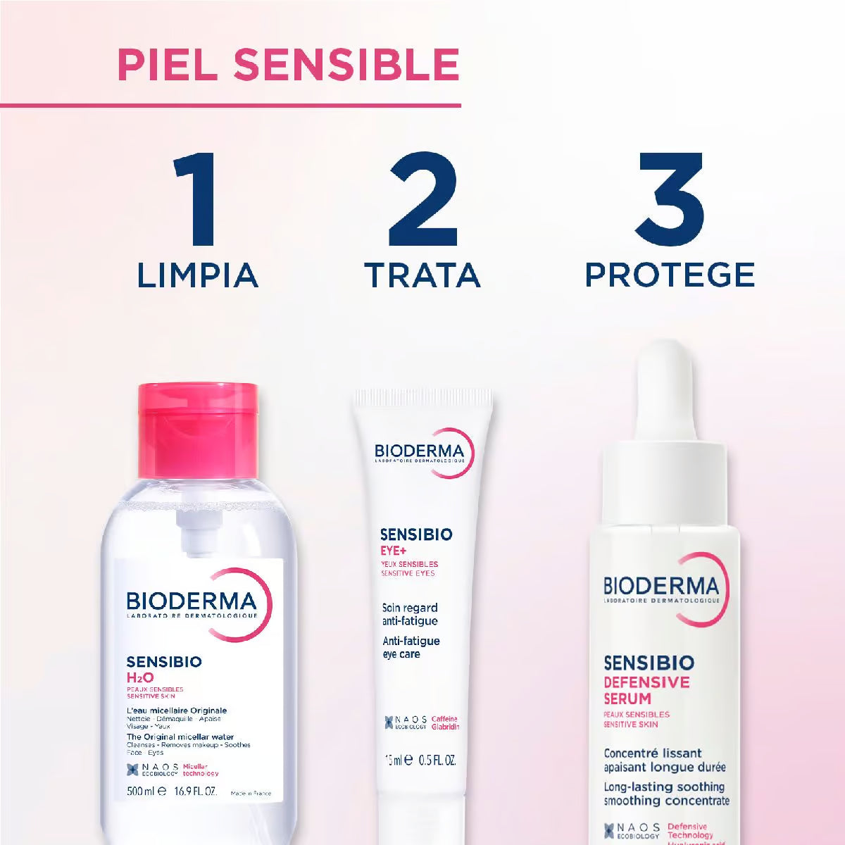 Bioderma Sensibio H2O Agua micelar desmaquillante y calmante edición bomba inversa 500 ml