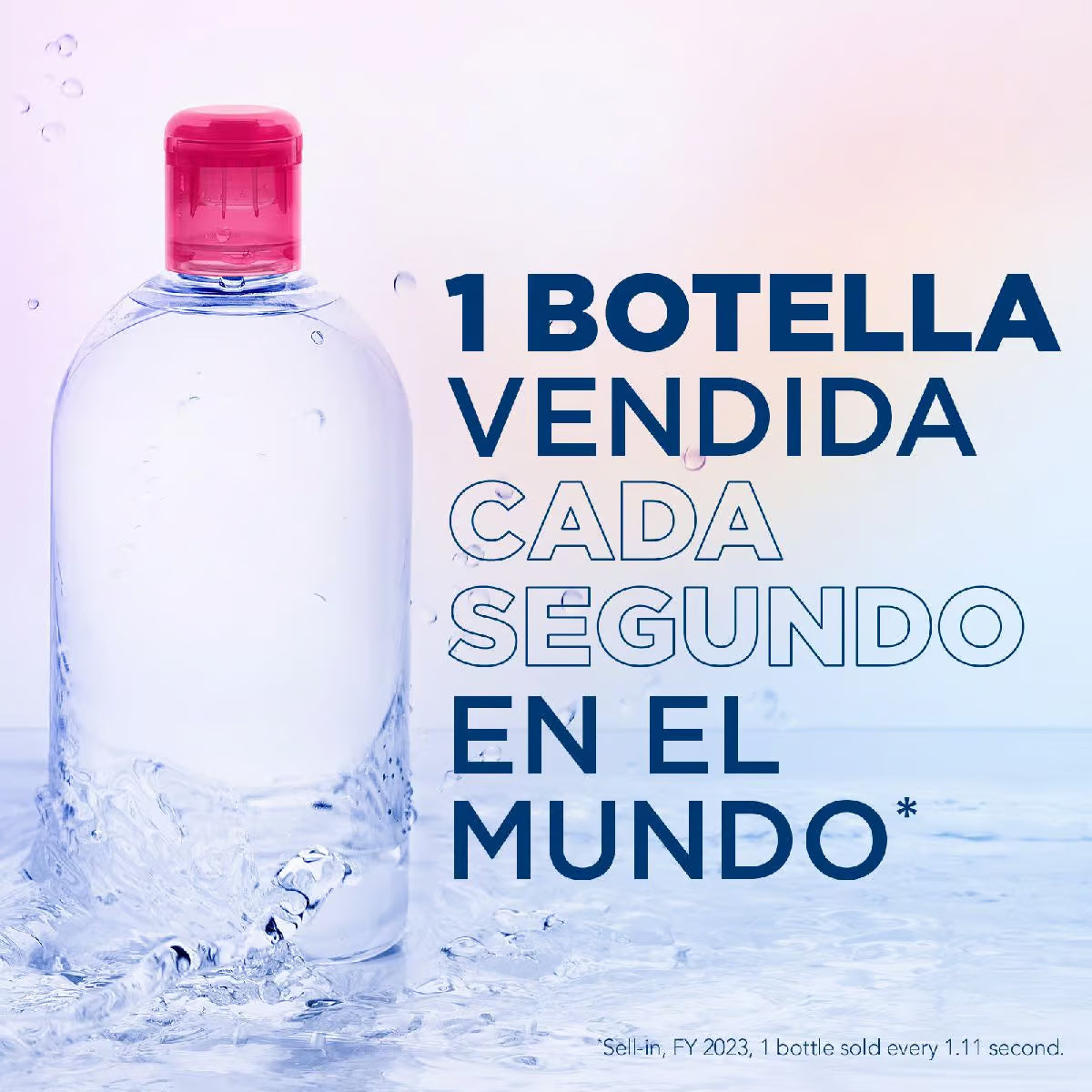 Bioderma Sensibio H2O Agua micelar desmaquillante y calmante edición bomba inversa 500 ml
