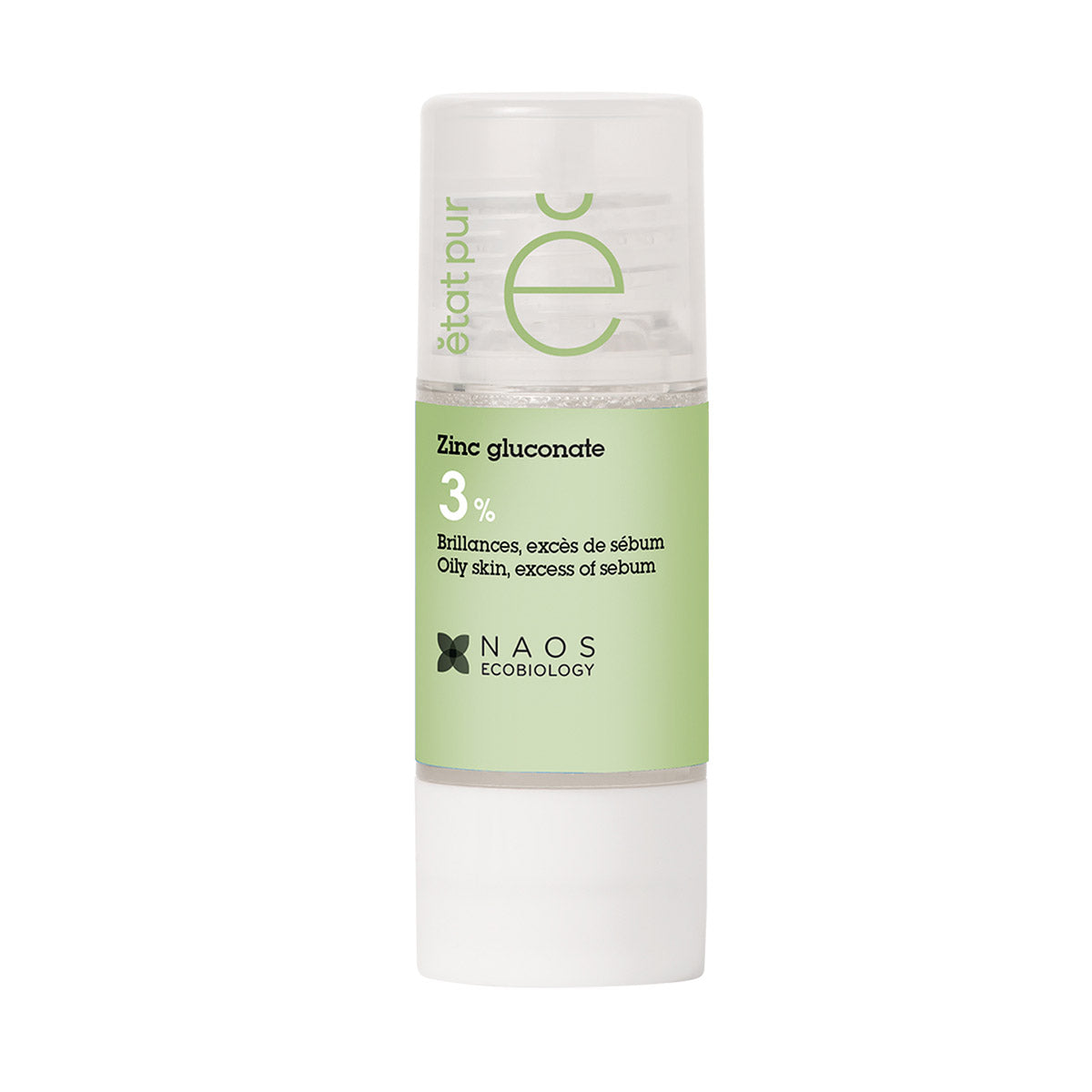 Etat Pur Activo Puro Gluconato de Zinc, seborregulador 15ml.