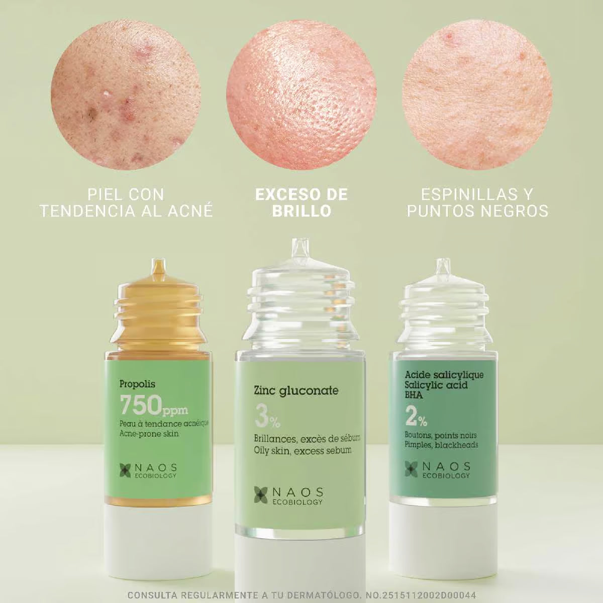 Etat Pur Activo Puro Gluconato de Zinc Sérum seborregulador 15 ml