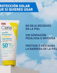 CeraVe Loción Protectora Invisible Hidratante FPS 50 75 ml