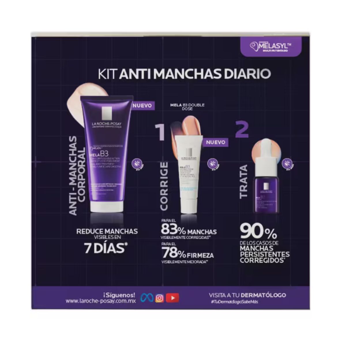La Roche-Posay Kit Mela B3 Body + Sérum + Double Dose