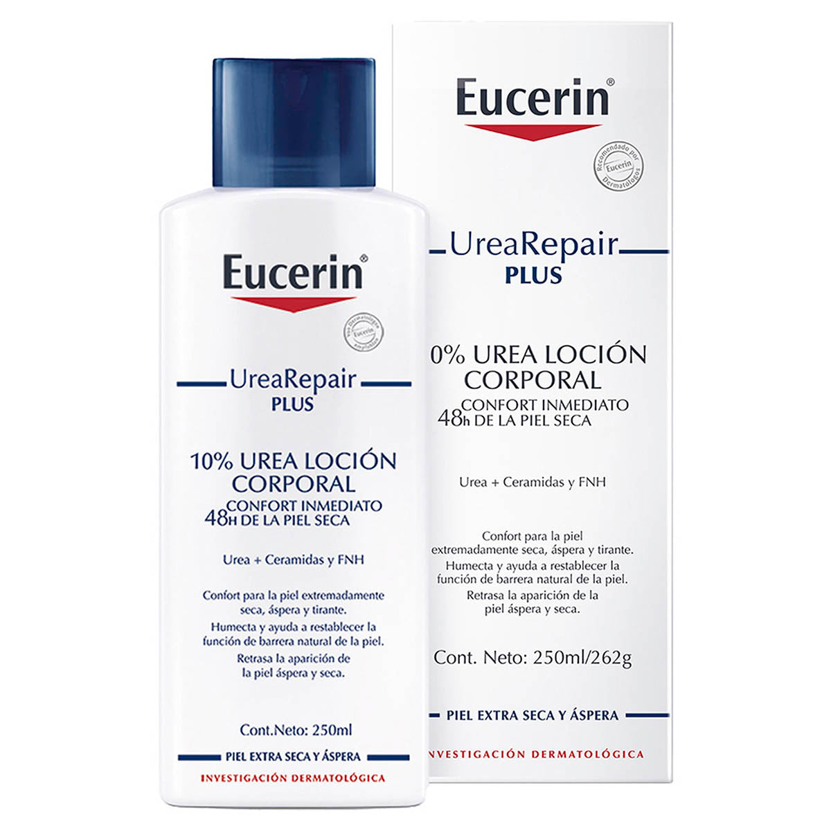 Eucerin loción reparadora urea 10% 250ml.