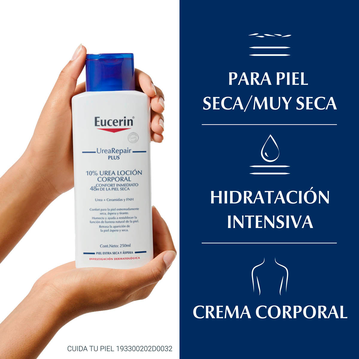 Eucerin loción reparadora urea 10% 250ml.