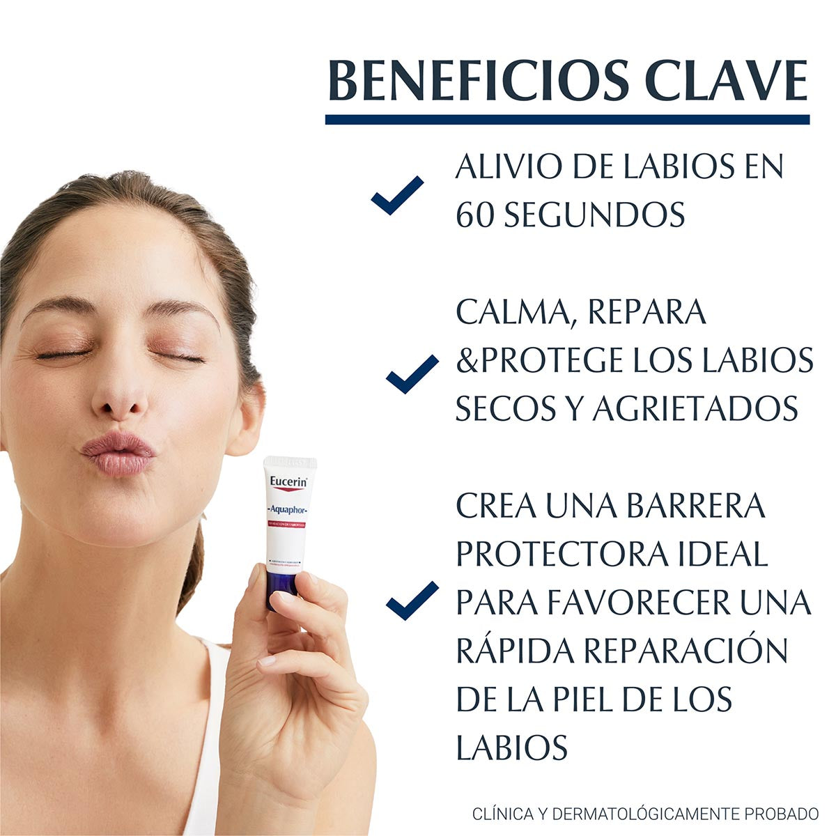 Eucerin Aquaphor Reparador de Labios SOS 10ml.