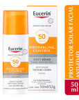 Eucerin protector solar facial fluido anti-edad FPS 50 50ml.