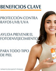 Eucerin Protector solar facial fluido anti-edad FPS50 50ml.