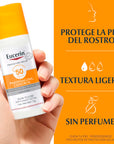 Eucerin Protector solar facial fluido anti-edad FPS50 50ml.