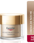 Eucerin crema antiarrugas elasticity+filler de noche 50ml.