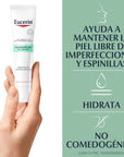 Eucerin Dermopure crema facial de noche para piel grasa y/o con tendencia acneica 40ml.