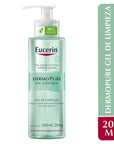 Eucerin Dermopure gel limpiador para piel grasa y/o con tendencia acneica 200ml.