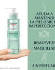 Eucerin gel limpiador facial dermopure piel grasa y/o con tendencia acneica 200ml.