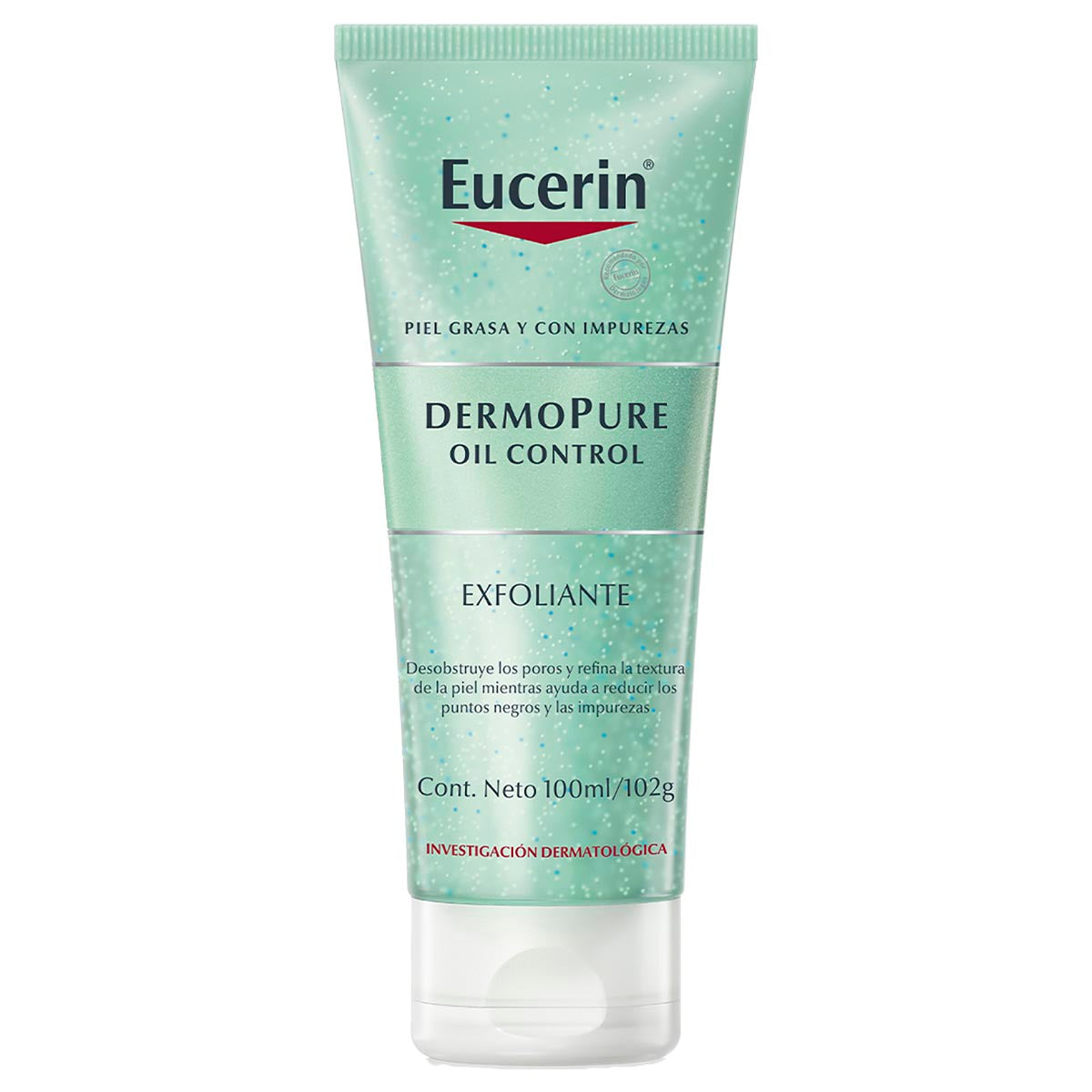 Eucerin exfoliante facial dermopure piel grasa y/o con tendencia acneica 100ml.