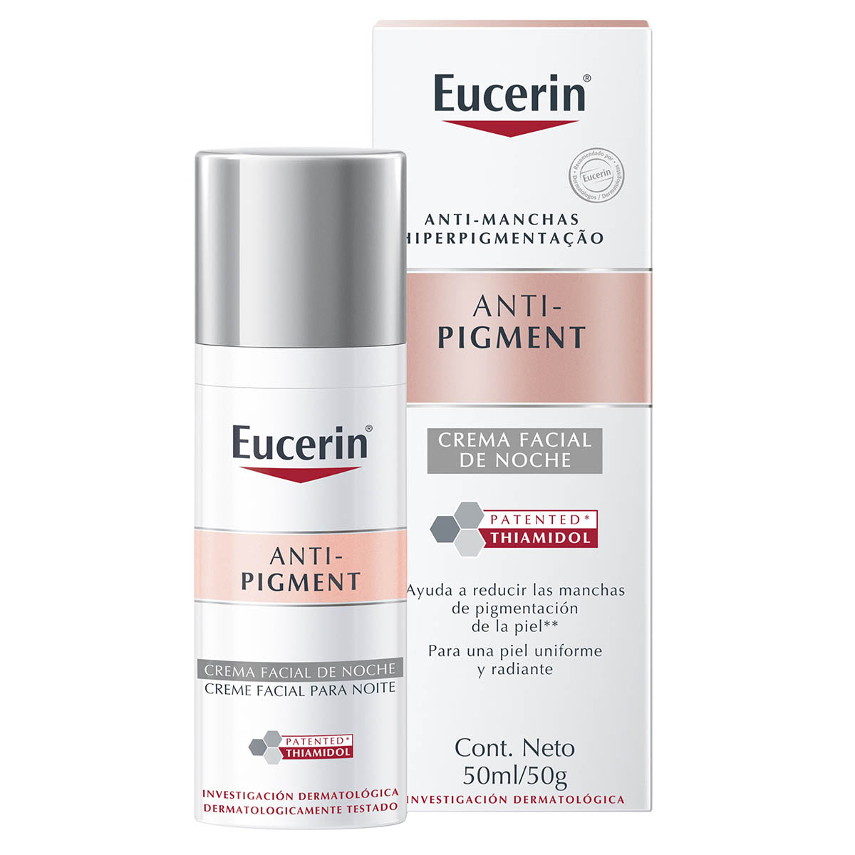 Eucerin anti-pigment crema facial anti-hiperpigmentación noche 50ml.