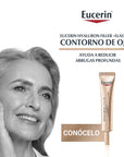 Eucerin hyaluron filler + Elasticity eyes crema contorno de ojos antiarrugas 15ml.