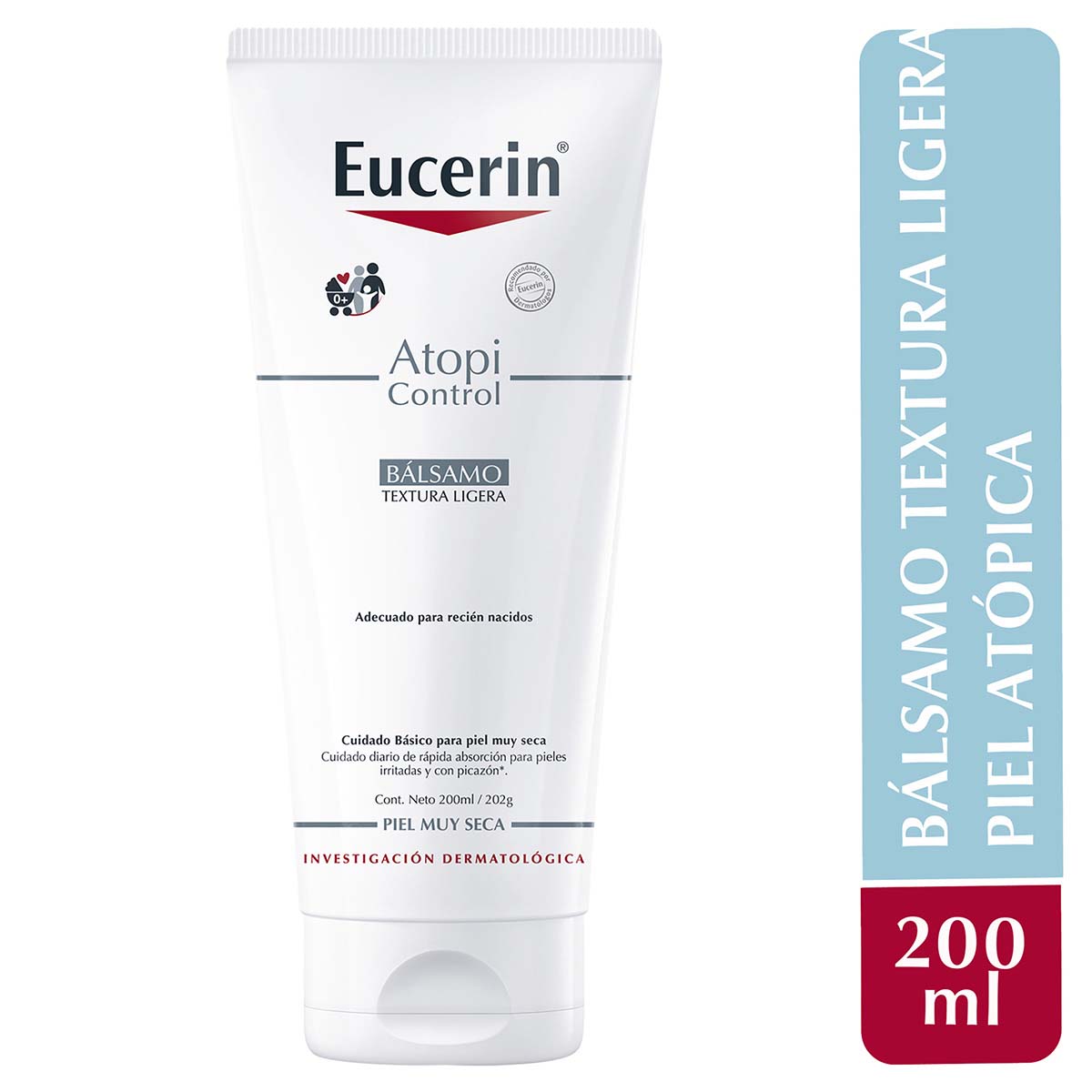 Eucerin atopi control bálsamo textura ligera 200ml.