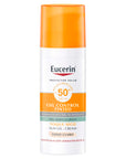 Eucerin sun oil control tinted protector solar facial tono claro FPS50+ 50ml.