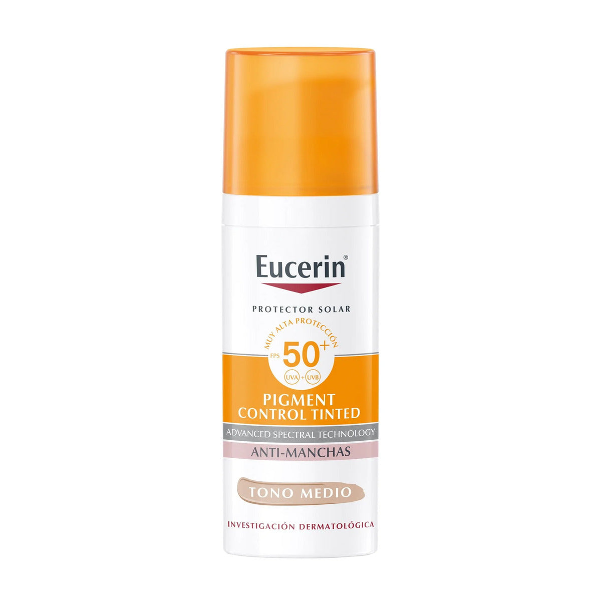 Eucerin Pigment Control protector solar anti-manchas tono medio 50ml.