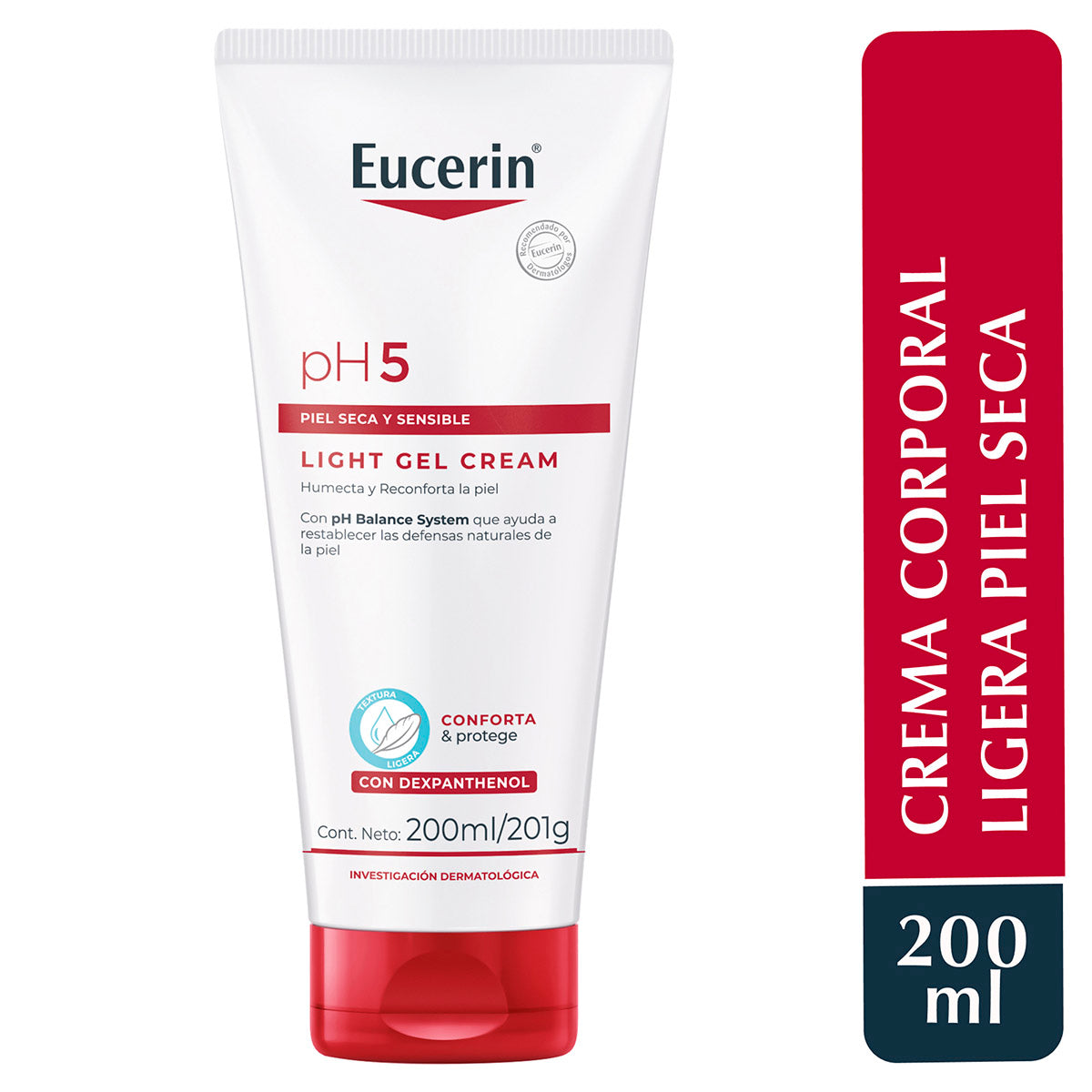 Eucerin pH5 Light Gel crema para piel seca y sensible 200ml.