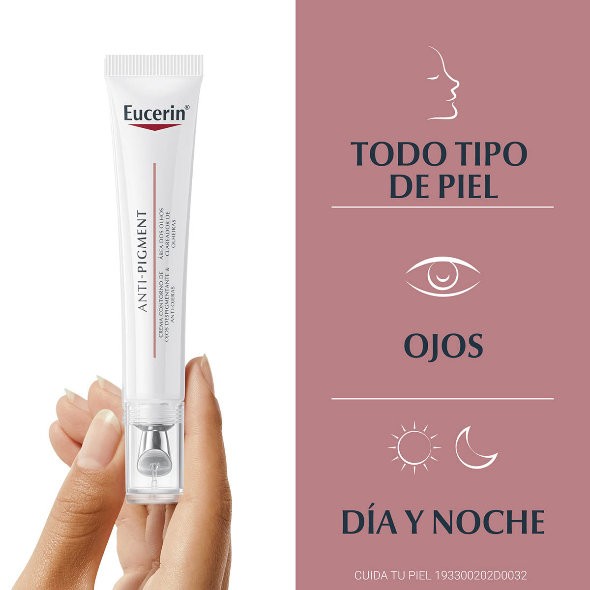 Eucerin anti-pigment crema facial anti-ojeras 15ml.