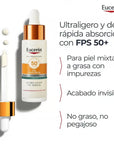 Eucerin Oil Control Serum Ultra Light SPF 50 Protector Solar Facial 30 ML
