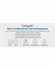 Cetaphil Barra antibacterial dermolimpiadora para piel sensible 127gr.