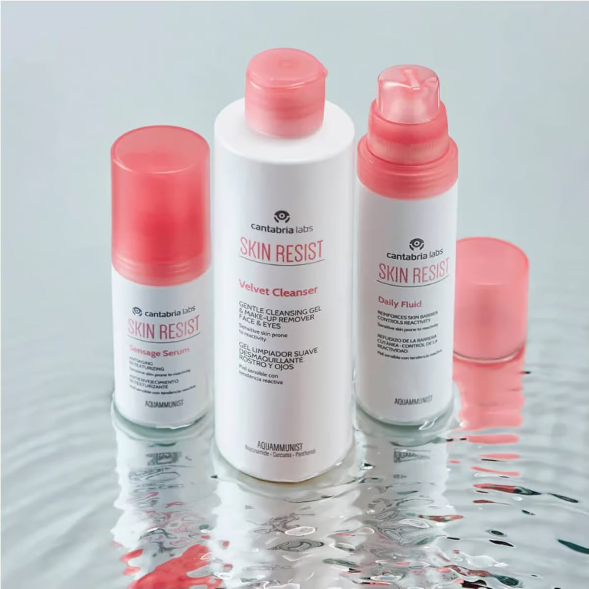 Cantabria Labs SKIN RESIST Velvet Cleanser Gel Limpiador y Desmaquillante para Piel Sensible 200 ml