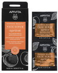 Apivita Mascarilla Facial Exfoliante Suave con Chabacano 2x8ml.