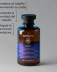 Apivita Shampoo Anticaída Tonificante para Hombres 250ml.