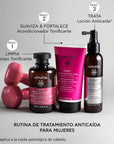 Apivita formato viaje shampoo anticaída para mujeres 75ml.