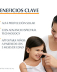 Eucerin Sun Kids protector solar para niños FPS50+ 200ml.