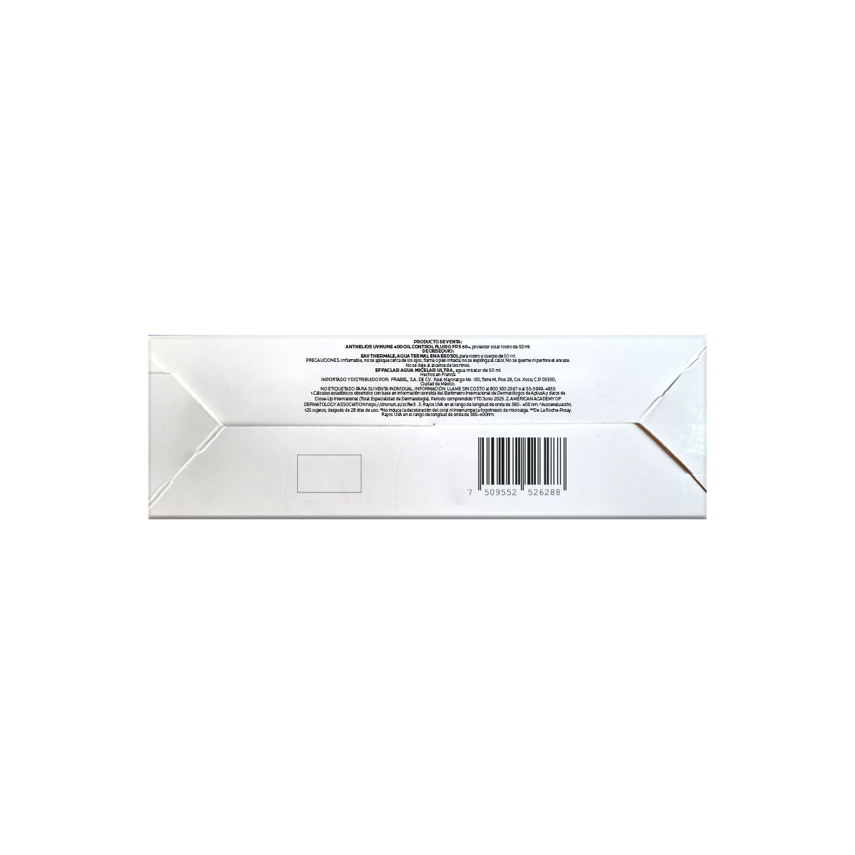 La Roche-Posay Kit Anthelios UVMune 400 Oil Control Fluido Con Color 50 Ml + Agua Termal Prebiótica 50 Ml + Agua Micelar 50 Ml
