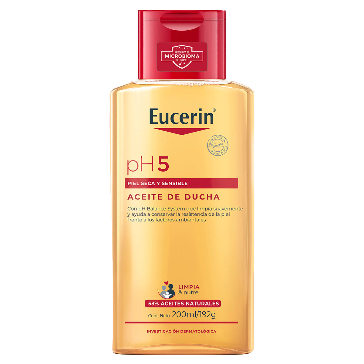 Eucerin pH5 aceite de ducha piel seca y sensible 200ml.