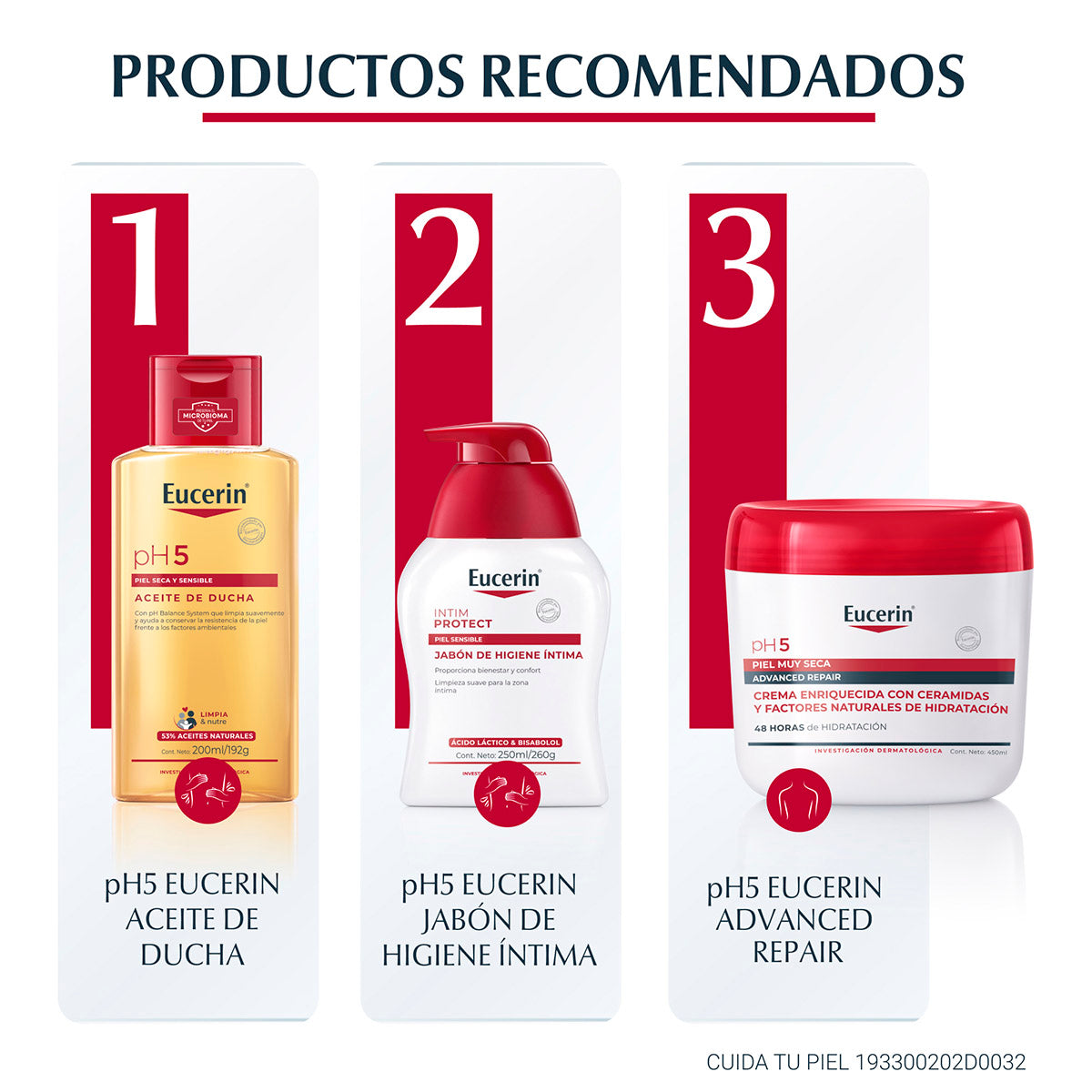 Eucerin pH5 aceite de ducha piel seca y sensible 200ml.